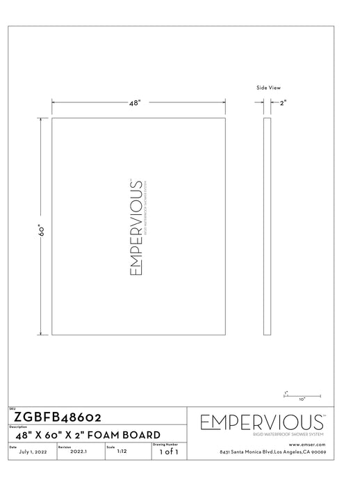 Foam Board - Empervious